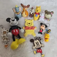 ディズニーキャラクター　当時レトロ　Poohさん　ミッキー　ミニー
