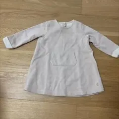 プチバトー ラメスウェットワンピース