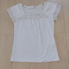 KLEIN PLUS フリル袖 Tシャツ 38 クリームのサムネイル