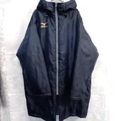 84 MIZUNO　ネイビーのベンチコート　F