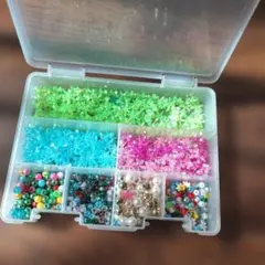 カラフルビーズセット 収納ケース付き