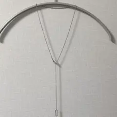 AJIRO ネックレス サージカルステンレス シルバー ロングネックレス