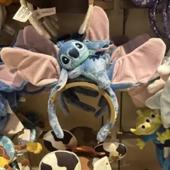 【新品未使用】スティッチ 上海ディズニー カチューシャ