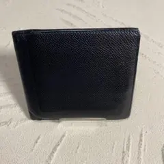 新品未使用品　箱付き　BVLGARI ブルガリ　折り財布　レザー×キャンバス　黒 BVLGARI 二つ折り財布 ブラック