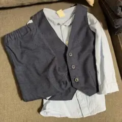 H&M フォーマルスーツ 92cm ネイビー