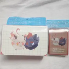 にたものどうし　ゾロア&ヒスイゾロア　デッキケース　デッキシールド　ポケカ