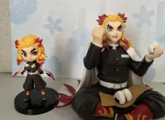 鬼滅の刃　煉獄杏寿郎 フィギュア　Qposket ちょこのせ