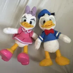 東京ディズニーリゾート ポージープラッシー ドナルド デイジー ぬいぐるみセットのサムネイル