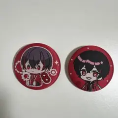 カラフルピーチ　ゆあんくん　缶バッチ２点セット