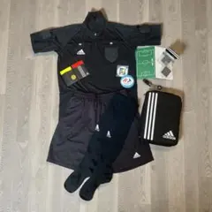 adidasサッカーレフリーセット　ユニフォームLサイズ