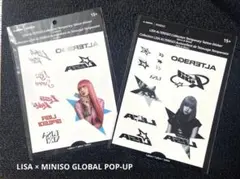 LISA × MINISO GLOBAL POP-UP リサ　購入特典　2種