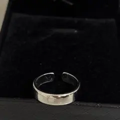 シンプル シルバー バンド　リング 約16号