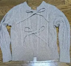 スローブイエナ　SLOBE IENA　　2wayウール100%カーディガン