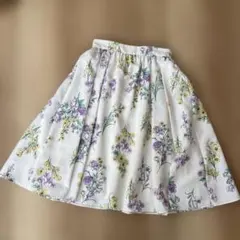 デビュードフィオレ 花柄フレアスカート レッセパッセ
