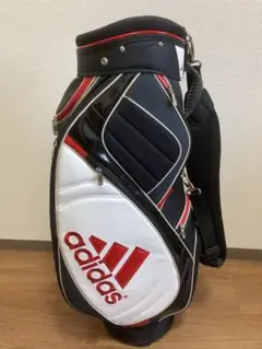 adidas キャディバッグ モデル3 ホワイト/グリーン/ネイビー - メルカリ