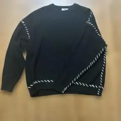 WEGO 黒 ニットセーター L