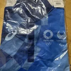 ASICS 東京2020 ポロシャツ XS 青　未使用