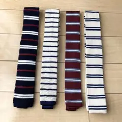美品　ネクタイ４本セット　カジュアル