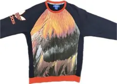 adidas アディダス スウェット トレーナー フェザープリント