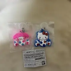 peco×サンリオキャラクターズ　ぷっくりめじるしアクセサリー