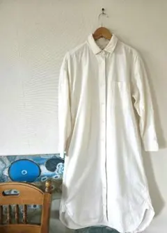 無印良品 長袖 シャツワンピース　XS~S