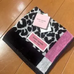 kate spade レオパード柄タオルハンカチ