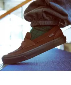 VANS LOAFER ローファー V196CF CN BROWN/BLACK