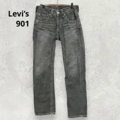​Levi's 901 ブラックデニム W30 L32 ヴィンテージ フェード感
