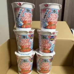 日清 冷しカップヌードル ピリ辛キムチ味 6個セットのサムネイル