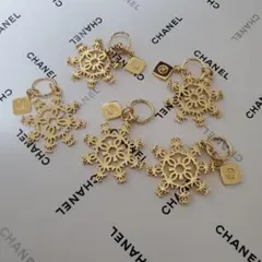 CHANEL 雪の結晶 チャーム 5個セット