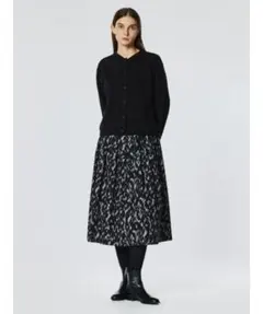 ミズイロインド レオパードプリントスカート