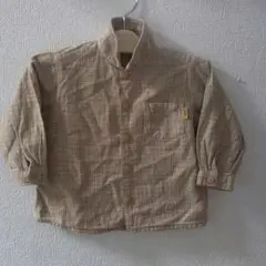 90㎝＊ベベ ＊シャツ 長袖 チェックシャツ