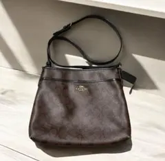 【美品】COACH ブラウンショルダーバッグのサムネイル