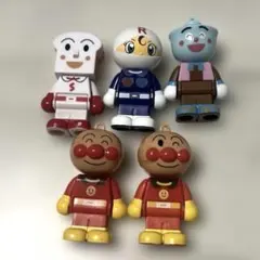 アンパンマン　ブロックラボ　レトロ　ブラックロールパンナ　てんどんまん それいけ！アンパンマン ブロックラボスイング7｜ガシャポン