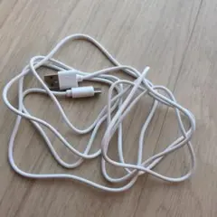 USB→Type-C ケーブル 2m ホワイト 充電器②