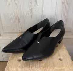 VIVIAN 黒パンプス ローヒール 美品 シンプル