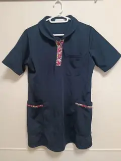 【レディースMサイズ】フラワー柄ポケット付き