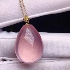 ⭐︎【天然】スターローズクォーツ ペンダントトップ k18 5.3g