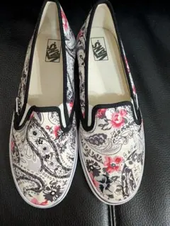 VANS 新品未使用品 花柄 スリッポンスニーカー