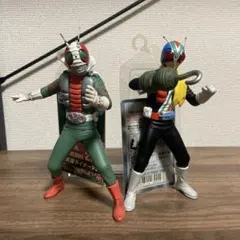 ら*ー様 ポピー 当時物 レトロソフビ スカイライダー&仮面ライダー