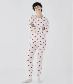 PETIT BATEAU ハート柄 パジャマ セットアップのサムネイル