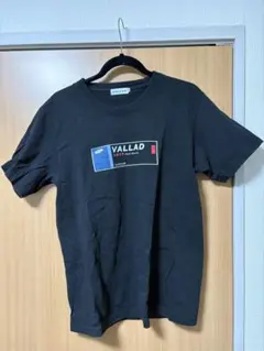VALLAD】Tシャツ 半袖 ブラック レッド M 黒 赤 ロゴ プリント - メルカリ