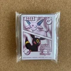 ポケモンカード 2023 WCS デッキシールド エーフィ ブラッキー