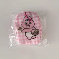 【レア】　おぱんちゅうさぎ　収納ポーチ付きエコバッグ ピンク　エコバッグ　ポーチ