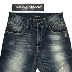 T*送様 D&G ダメージ加工 フェード デニムパンツ インディゴ T*送様 D&G ダメージ加工 フェード デニムパンツ インディゴ - メルカリ