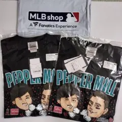 【匿名発送】新品未開封　大谷翔平 MLB正規品 ペッパーミルTシャツ L 2枚