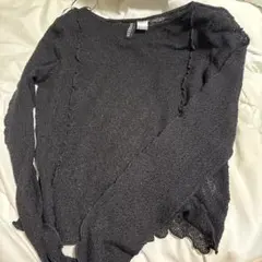 H&M 薄手　ニット　グランジ　y2k パンク
