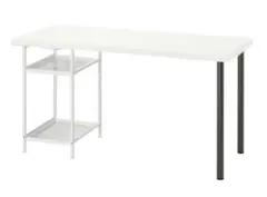 IKEA ADILS脚2本＋SPÄND収納付きテーブル脚 テーブル 机 muji