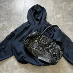 TORNADO MART leather shoulder bag Y2K