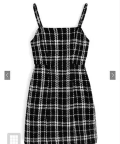 GRL ツイードチェック柄ミニワンピース[dk1252]